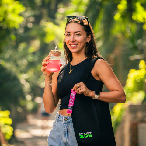 Kick_OFF Hidrate POP - Sabor Bubble Gum - Repositor de Eletrólitos em Pó